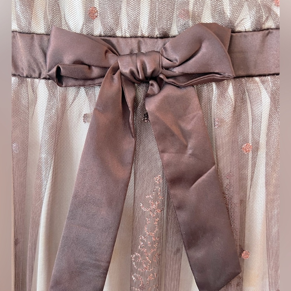 My Michelle Brown Formal Dress Size 12 - Picture 7 of 10